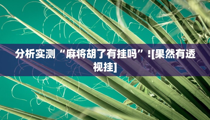 分析实测“微乐卡五星万能开挂器”![果然有透视挂]
