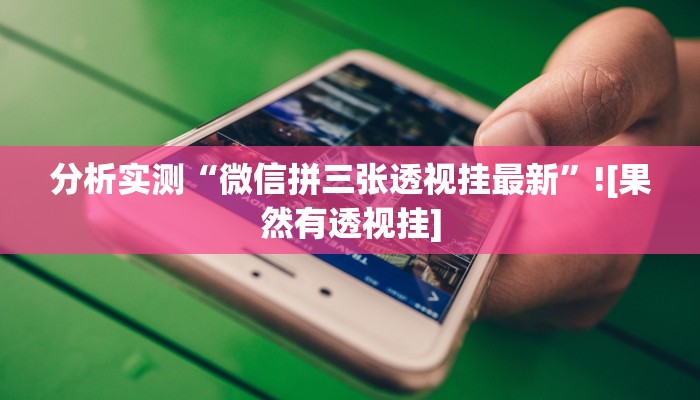 分析实测“微乐陕西三代挂开挂”![果然有透视挂]