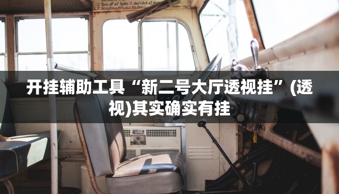 开挂辅助工具“新二号大厅透视挂”(透视)其实确实有挂 开挂辅助工具“新二号大厅透视挂”(透视)其实确实有挂