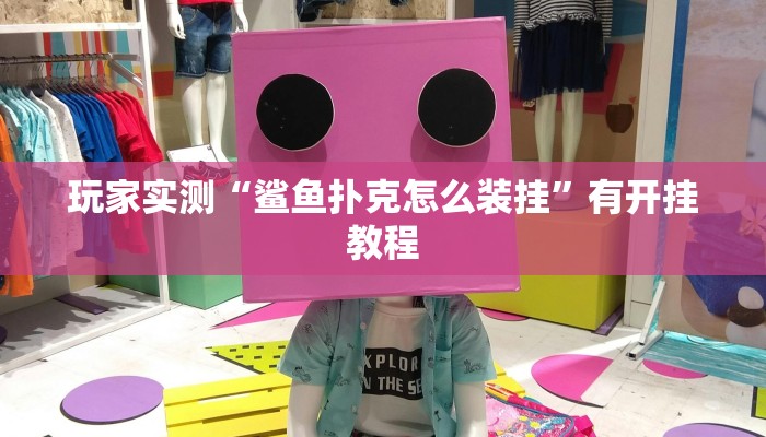 玩家实测“鲨鱼扑克怎么装挂”有开挂教程