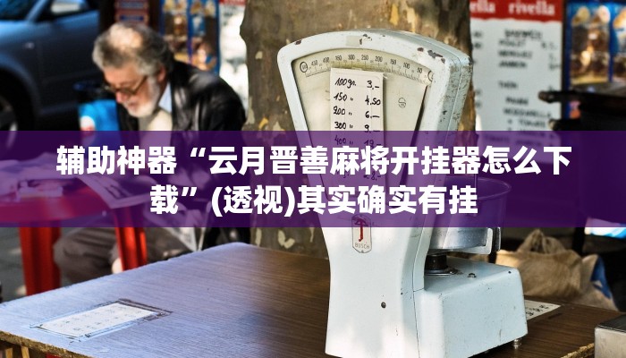 辅助神器“云月晋善麻将开挂器怎么下载”(透视)其实确实有挂