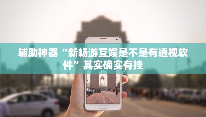 辅助神器“新畅游互娱是不是有透视软件”其实确实有挂