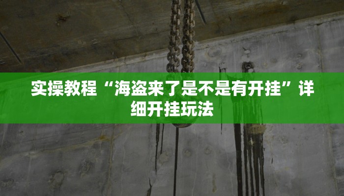 实操教程“海盗来了是不是有开挂”详细开挂玩法