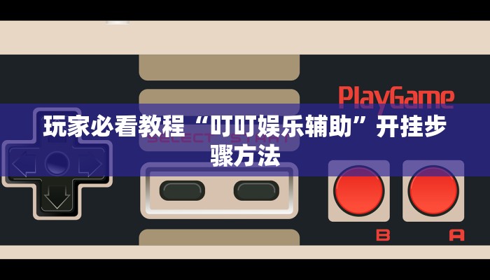 玩家必看教程“叮叮娱乐辅助”开挂步骤方法