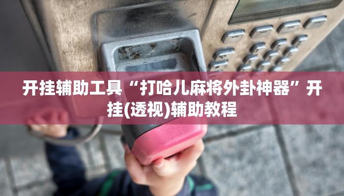 开挂辅助工具“打哈儿麻将外卦神器”开挂(透视)辅助教程