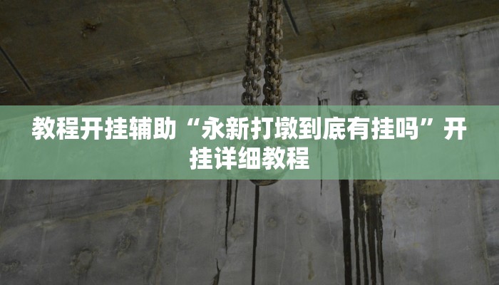 教程开挂辅助“永新打墩到底有挂吗”开挂详细教程