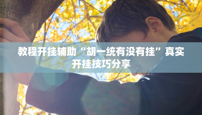 教程开挂辅助“胡一统有没有挂”真实开挂技巧分享