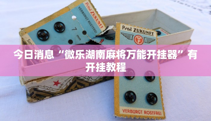 今日消息“微乐湖南麻将万能开挂器”有开挂教程