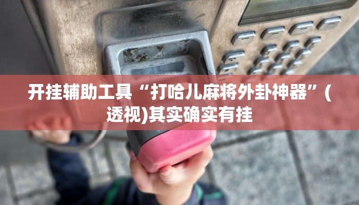 开挂辅助工具“打哈儿麻将外卦神器”(透视)其实确实有挂