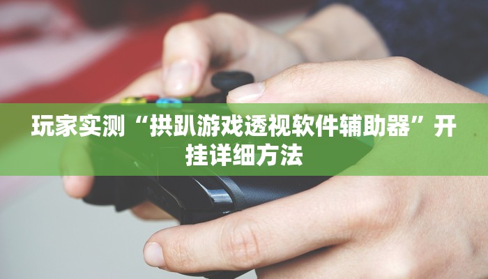 玩家实测“拱趴游戏透视软件辅助器”开挂详细方法