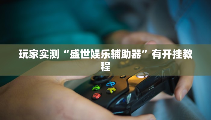 玩家实测“盛世娱乐辅助器”有开挂教程 玩家实测“盛世娱乐辅助器”有开挂教程