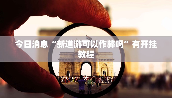 今日消息“新道游可以作弊吗”有开挂教程