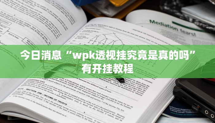 今日消息“wpk透视挂究竟是真的吗”有开挂教程